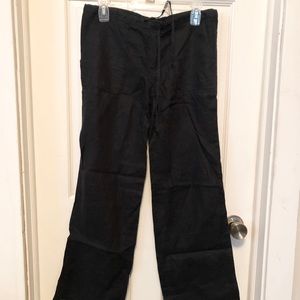 Linen pants with draw string